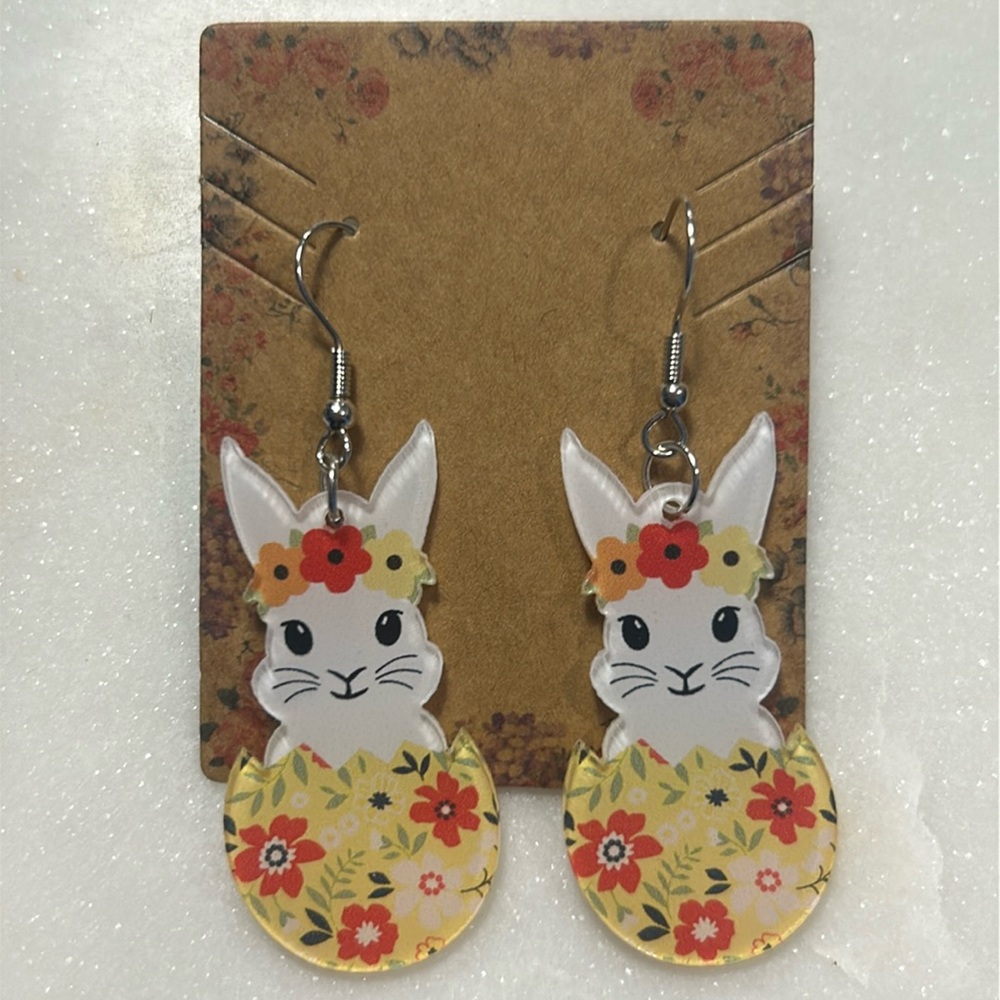 Bunny Dangle Earrings